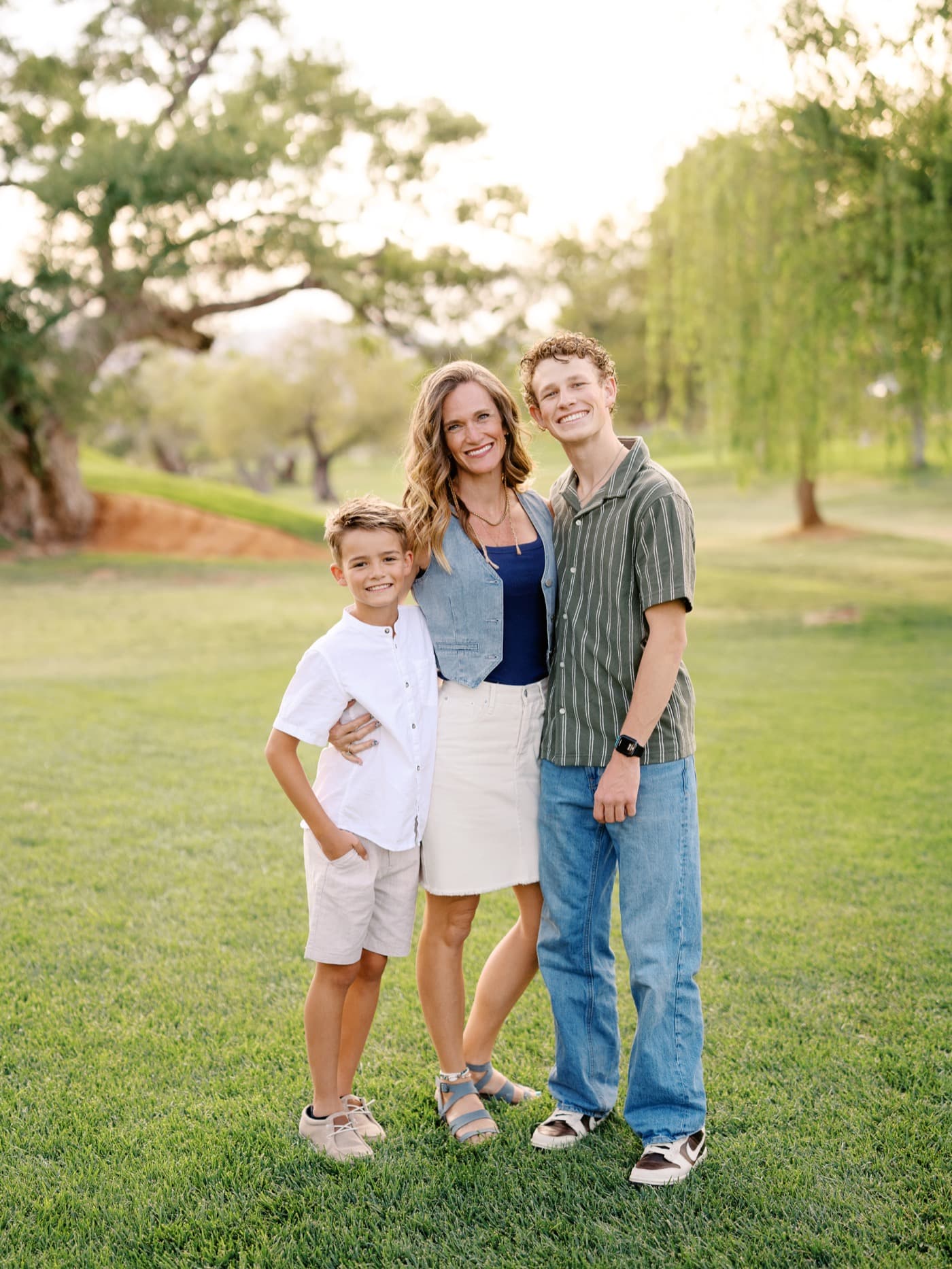 Natalie with her sons